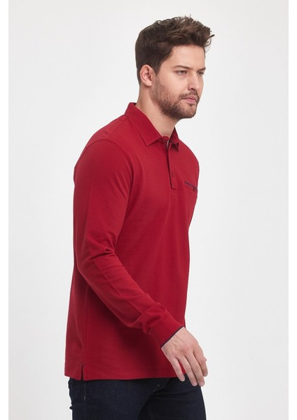 Erkek Uzun Basic Polo Yaka Cepli Düz Sarı Sweatshirt fırsatları