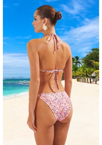 Bağlamalı Tasarım Bikini Takımı Özel Klora Dayanıklı Hızlı Kuruyan Yaz Koleksiyonu modelleri
