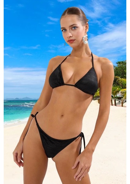 Bağlamalı Tasarım Bikini Takımı Uv Korumalı Şık Detaylı Hızlı Kuruyan Yaz Koleksiyonu fiyatları