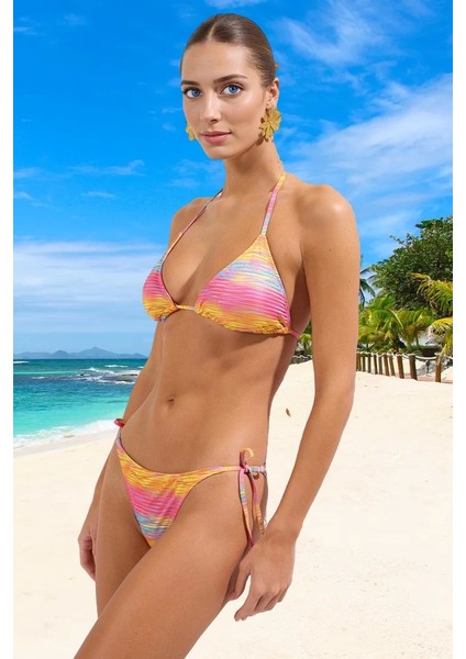 Bağlamalı Tasarım Bikini Takımı Uv Korumalı Şık Detaylı Hızlı Kuruyan Yaz Koleksiyonu fiyatları