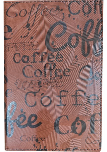 Sandıklı Hesap Sümeni (Kahverengi) 11X23 cm – Coffee Baskılı, Renk Seçenekli, Kafe ve Restoranlar Için