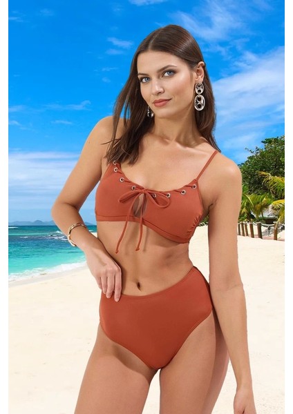 Tasarım Bikini Takımı Hızlı Kuruyan Premium Kalite Esnek Kumaş Özel Ergonomik Kesim