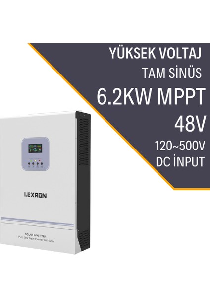 Teknovasyon Arge Lexron 6.2kw Hv Mppt Akıllı Inverter 48V