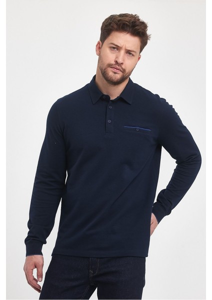 Erkek Uzun Basic Polo Yaka Cepli Düz Sarı Sweatshirt fırsatları