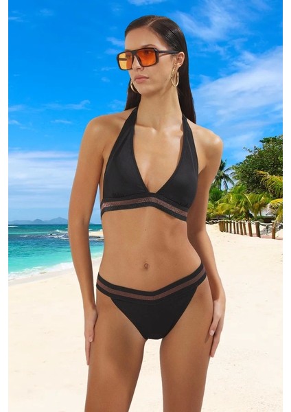 Tasarım Bikini Takımı Klora Dayanıklı Yaz Koleksiyonu Uv Korumalı Ergonomik Kesim