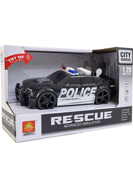 Ctoys Oyuncak Polis Arabası Sesli Iışıklı Pilli WY500A fiyatları