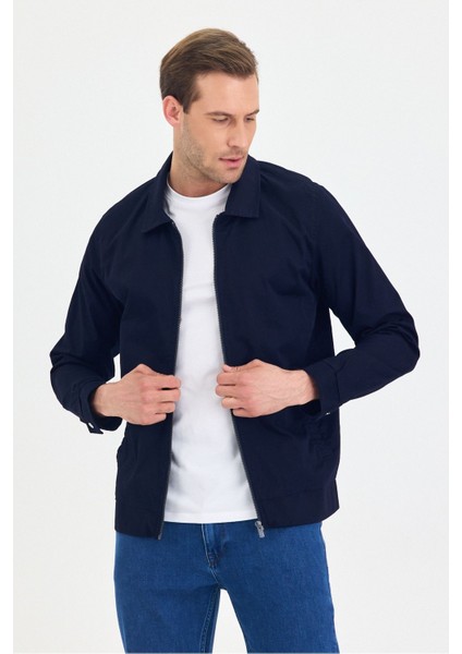 Erkek Mevsimlik %100 Pamuklu Gabardin Astarlı Ince Dolgusuz Mont