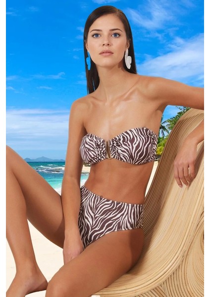 Tasarım Bikini Takımı Özel Su Sporları Için Şık Detaylı Hızlı Kuruyan Uv Korumalı fiyatları