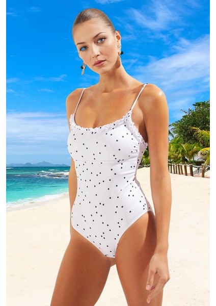 Yüzme Kıyafeti Tasarım Mayo Şık Detaylı Klora Dayanıklı Su Sporu Yaz Koleksiyonu