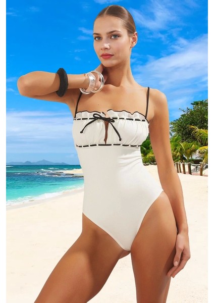 Yüzme Kıyafeti Tasarım Mayo Esnek Kumaş Hızlı Kuruyan Havuz Mayosu Deniz