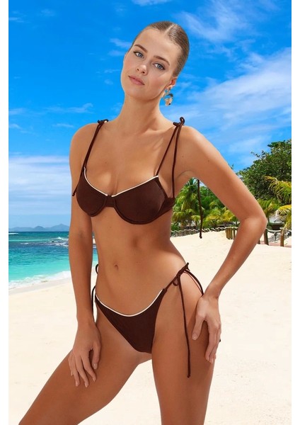 Tasarım Bikini Takımı Özel Yaz Koleksiyonu Premium Kalite Hızlı Kuruyan Plaj ve Havuz Için