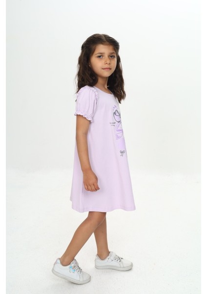 Kız Çocuk Fiyonk Baskılı Elbise fiyatları
