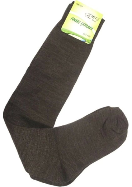 Emre Kadın Için Kahve Renk Diz Altı Anne Çorabı 217 fiyatları