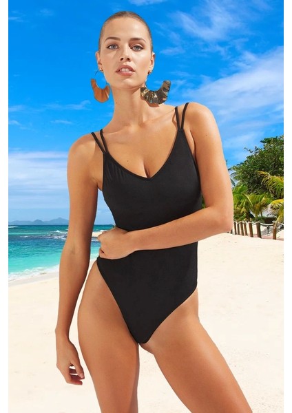 Yüzme Kıyafeti Tasarım Mayo Ergonomik Kesim Su Sporu Mayosu Swimsuit