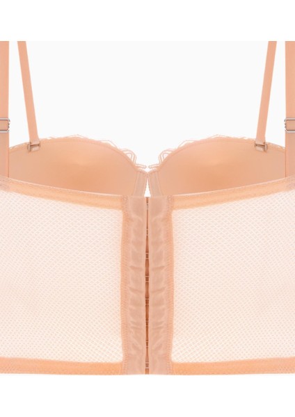 Fashion 2501 Rosali Kavuniçi Soft Push Up Dolgulu Dantelli Büstiyer Sütyen fiyatları