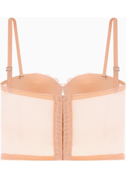 Fashion 2501 Rosali Kavuniçi Soft Push Up Dolgulu Dantelli Büstiyer Sütyen fırsatları