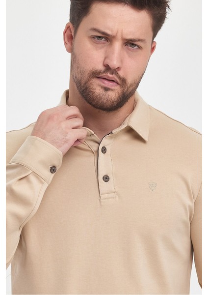 Erkek Basic Uzun Polo Yaka Bol Siyah Siyah Sweatshirt fiyatları