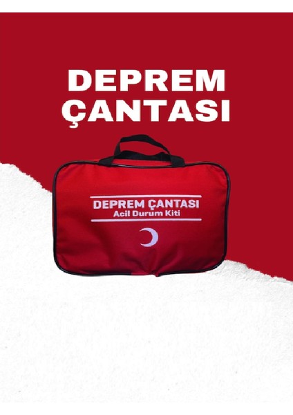 Deprem Çantası Ilkyardım Seti Iki Kişilik Deprem Çantası 60 Ürün 102 Parça Hayatta Kalma Seti