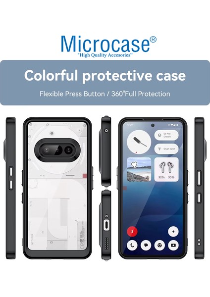 Nothing Phone 3A Shield Serisi Darbeye Dayanıklı Yarı Esnek Plastik Tpu Kılıf - AL8100 fiyatları