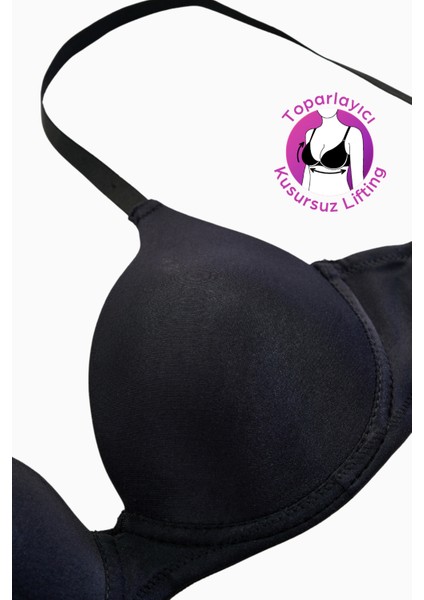 Mia - Dolgulu Push Up, Kusursuz Lifting Toparlayıcı Sütyen - Siyah - 2529 fırsatları