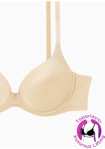 Mia - Dolgulu Push Up, Kusursuz Lifting Toparlayıcı Sütyen - Ten - 2529 fiyatları