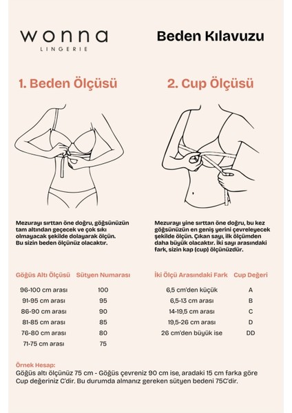 2512 Açık Kahve Push Up Dolgulu Çizgili Kumaş Straplez Sütyen