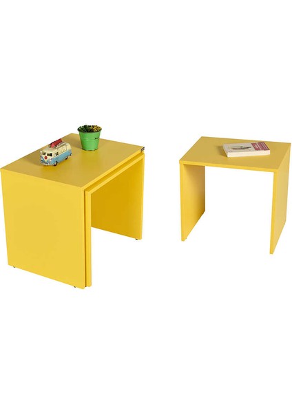 Adore Triple Zigon Sehpa - Sonoma modelleri