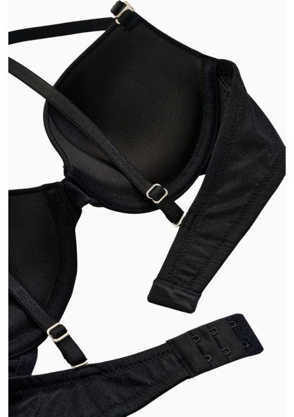 Luna 2533 Siyah Soft Push Up / Yarı Dolgulu Mikro Basic Sütyen (Tak - Çıkar Askılı) indirimleri