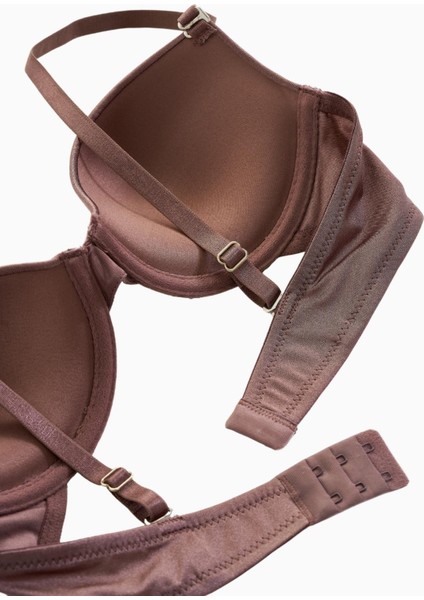 Luna 2533 Bronz Kahve Soft Push Up / Yarı Dolgulu Mikro Basic Sütyen (Tak - Çıkar Askılı) modelleri