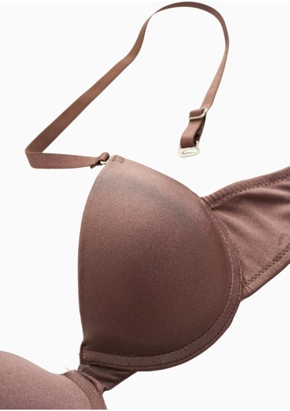 Luna 2533 Bronz Kahve Soft Push Up / Yarı Dolgulu Mikro Basic Sütyen (Tak - Çıkar Askılı) indirimleri