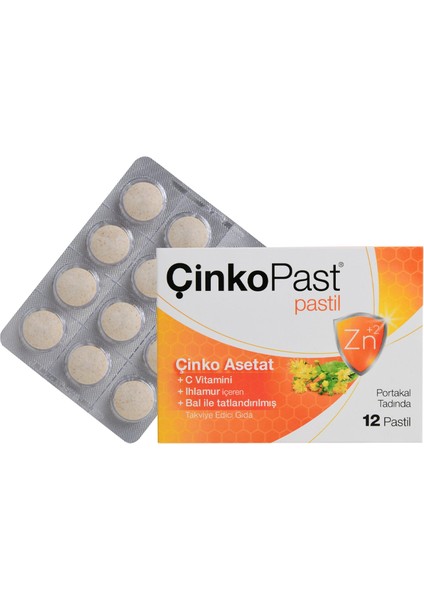 C Vitamini Ihlamur Bal Içeren Takviye Edici Gıda 12 Pastil