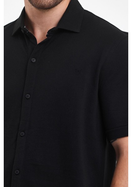 Erkek Polo Yaka Kısa Kollu Düğmeli Bol Bakır Gömlek fiyatları