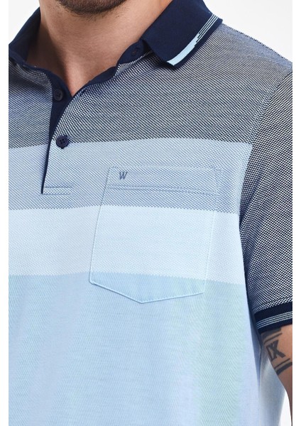 Erkek Uzun Polo Yaka Cepli Kısa Kol Lacivert Tişört fiyatları