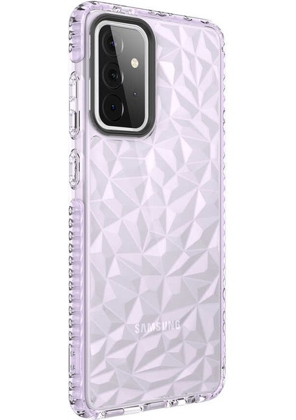 Galaxy A72 Kılıf F10T Buzz Kapak-Mor