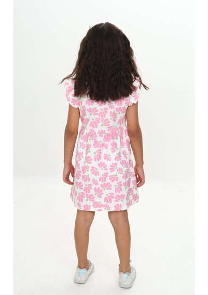 Kız Çocuk Çiçek Baskılı Elbise fırsatları