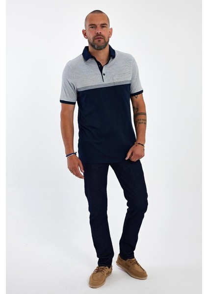 Erkek Basic Polo Yaka Cepli Kısa Kol Siyah Tişört fiyatları