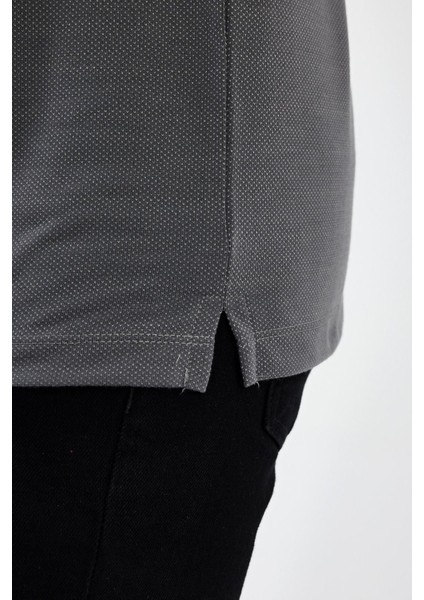 Erkek Basic Polo Yaka Cepli Kısa Kol Lacivert Tişört fırsatları