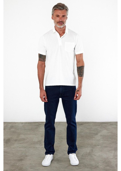 Erkek Polo Yaka Kısa Kol Cepli Tişört Safran modelleri