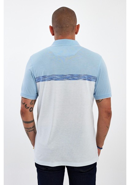 Erkek Basic Polo Yaka Cepli Kısa Kol Lacivert Tişört indirimleri