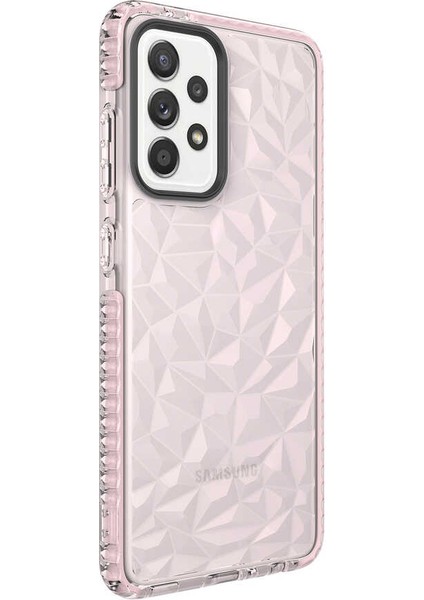 Galaxy A52 Kılıf F10T Buzz Kapak-Pembe