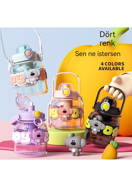 1000ML Büyük Kapasiteli Kızlar Için Büyük Göbek Bardağı Sevimli Yüksek Görünümlü Su Bardağı (Yurt Dışından) fiyatları