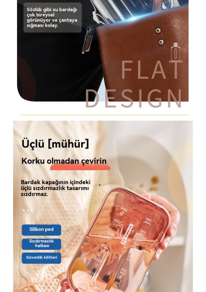 750ML Yaz Plastik Taşınabilir Büyük Kapasiteli Su Bardağı (Yurt Dışından) fırsatları