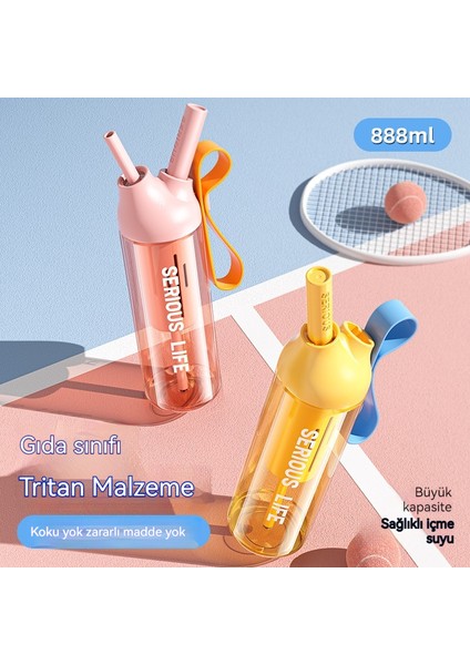 888ML Pipetli Erkek ve Kız Çocuk Spor Özel Büyük Kapasiteli Bardak (Yurt Dışından) fiyatları