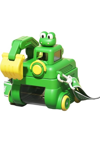 500ML Yaz Çocuk Plastik Yüksek Görünümlü Küçük Ekskavatör Su Bardağı (Yurt Dışından)