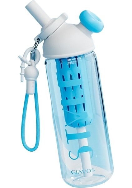 770ML Çift Içecek Büyük Kapasiteli Yüksek Değer Yaz Pipetli Bardak (Yurt Dışından)