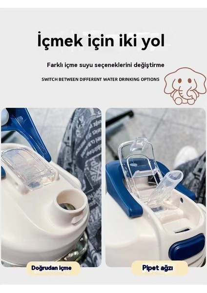 1350ML Büyük Kapasiteli Yaz Yüksek Görünümlü Yüksek Sıcaklığa Dayanıklı Pipetli Bardak (Yurt Dışından) fırsatları