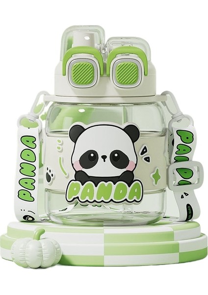 Yüksek Görünümlü Karikatür Çocuk Büyük Kapasiteli Çift Içme Tükürük (Yurt Dışından)