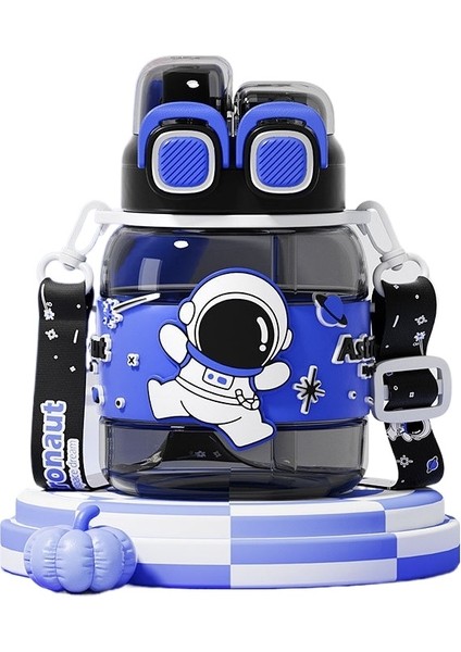 Yüksek Görünümlü Karikatür Çocuk Büyük Kapasiteli Çift Içme Tükürük (Yurt Dışından)