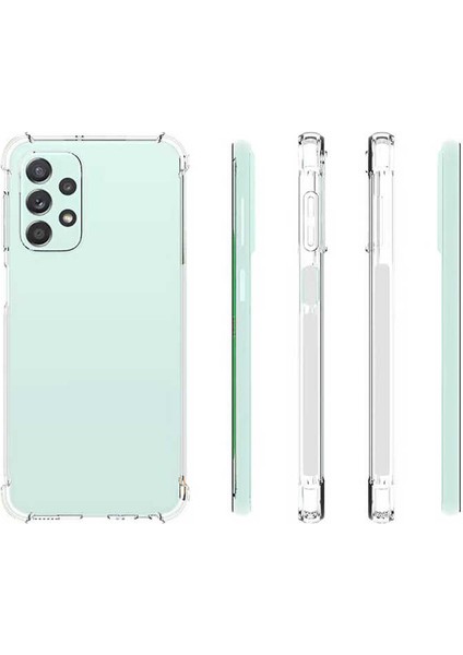 Galaxy A23 Kılıf F10T Nitro Anti Shock Silikon-Renksiz