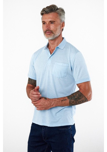 Erkek Polo Yaka Kısa Kol Cepli Tişört Safran fırsatları